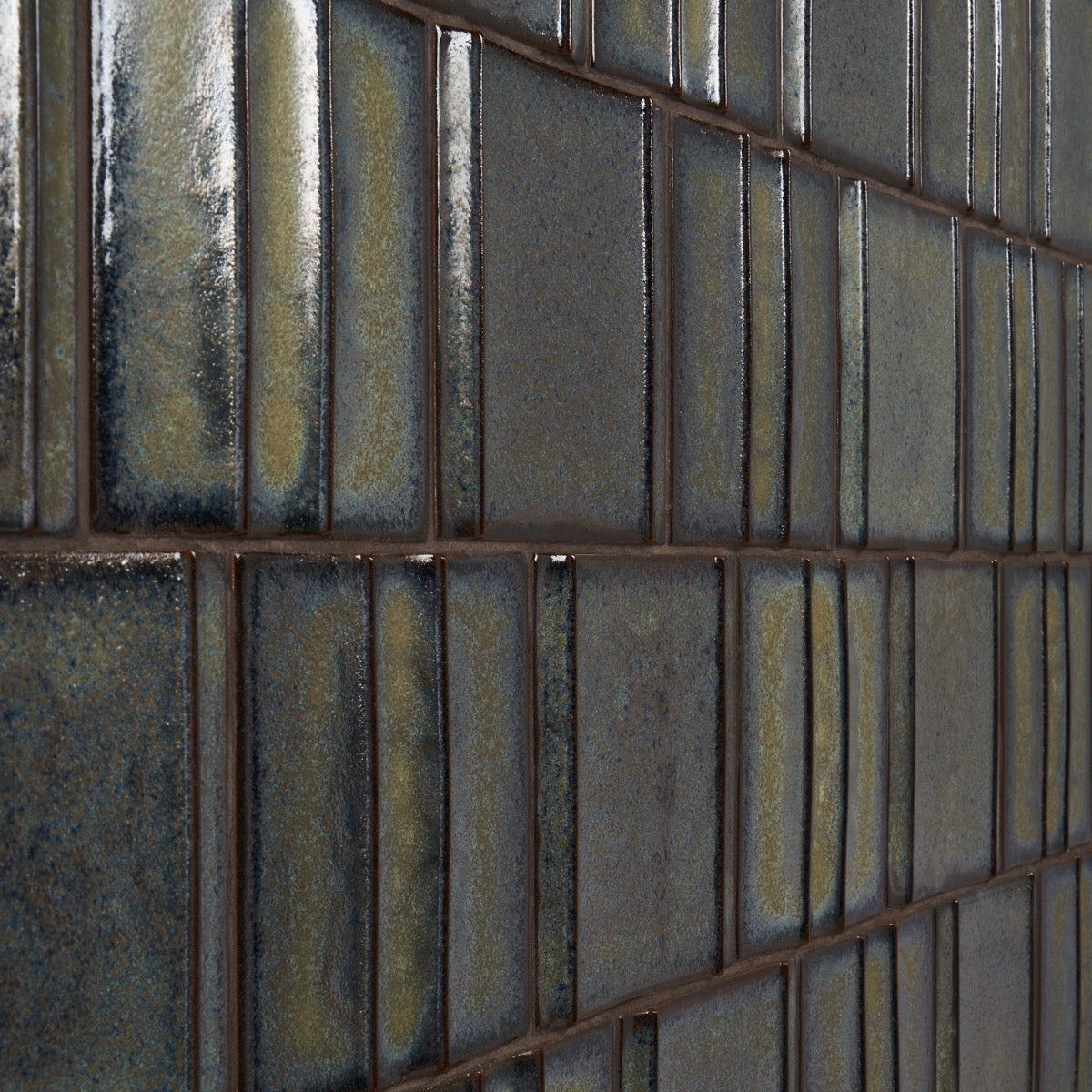 Kinro Garden Green 6x6 3D Metallic Look Matte Porcelain Tile