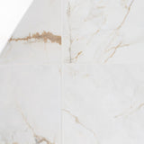 Lux Tile Calacatta Macchia White Gold 24x48 Polished Porcelain Tile
