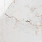 Calacatta Macchia White Gold 48x48 Marble Look Polished Porcelain Tile - Lux Tile