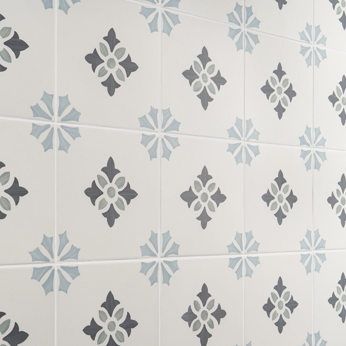 Lapaz Poppy Blue Green 9x9 Matte Porcelain Tile - Lux Tile