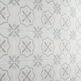 Lapaz Stella Blue 9x9 Matte Porcelain Tile - Mediterranean Encaustic Look