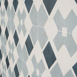 Lapaz Cross Blue 9x9 Matte Porcelain Tile - Lux Tile