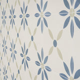 Lapaz White Flower 9x9 Matte Porcelain Tile - Mediterranean Design