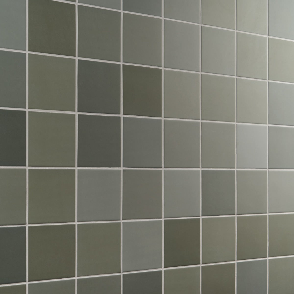 Born Sage Green 5x5 Matte Porcelain Tile - Lux Tile