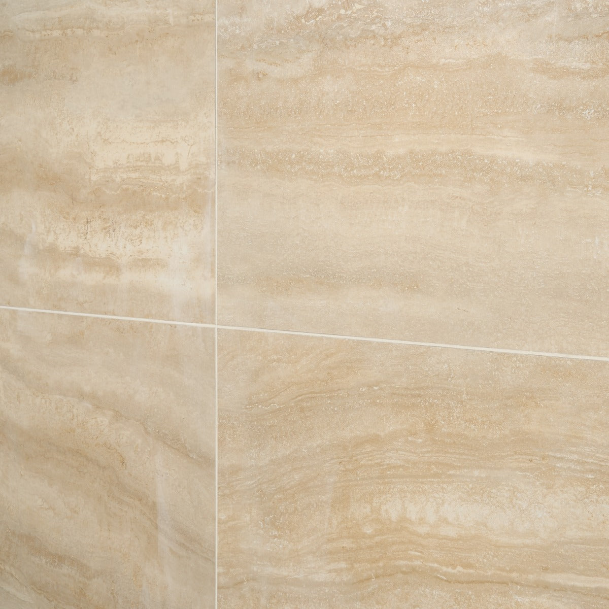 Lumar Travertino Crema Beige 24x48 Matte Porcelain Tile - Lux Tile