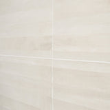 Kenridge Waves White 24x48 Matte Porcelain Tile - Wood Look