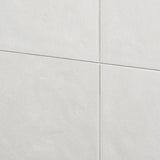 Rethink Plaster White Matte Porcelain Tile - 24x24, Made in Italy