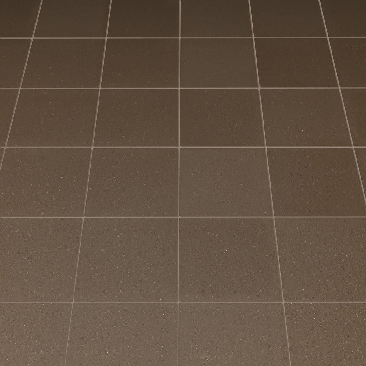 Elemental Chestnut Brown 6x6 Ceramic Quarry Tile - Durable & Eco-Friendly