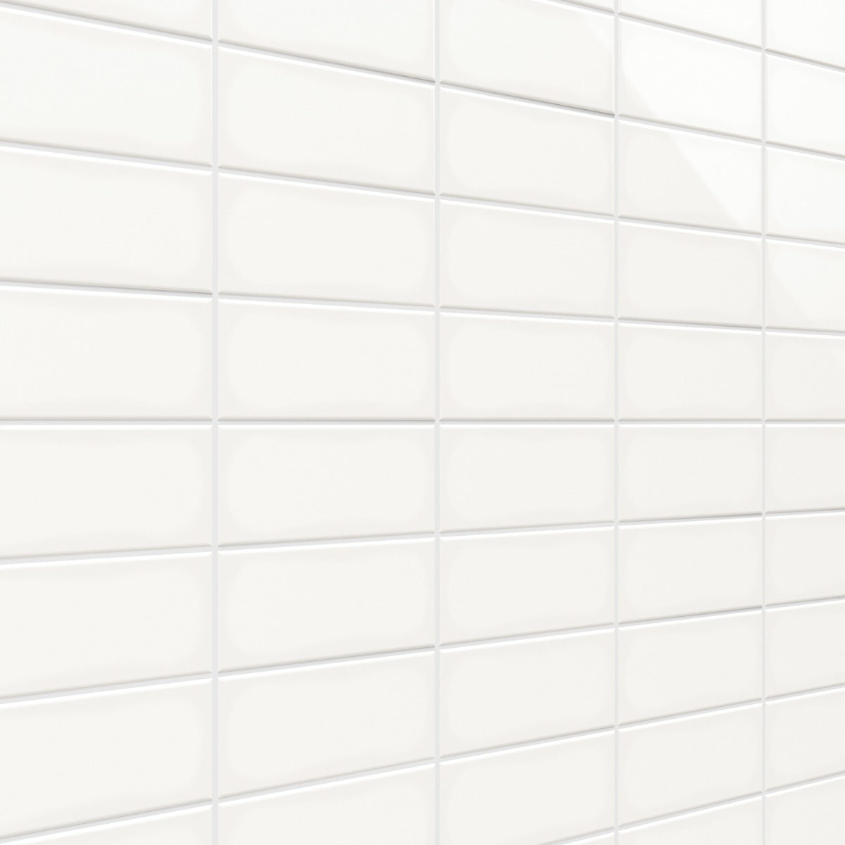 Park Hill White 3x6 Polished Porcelain Subway Tile for Kitchen and Bathroom