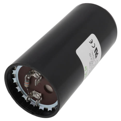 Carrier P281-1766 capacitor - detail view (Voltage: 330v; Shape: Round)
