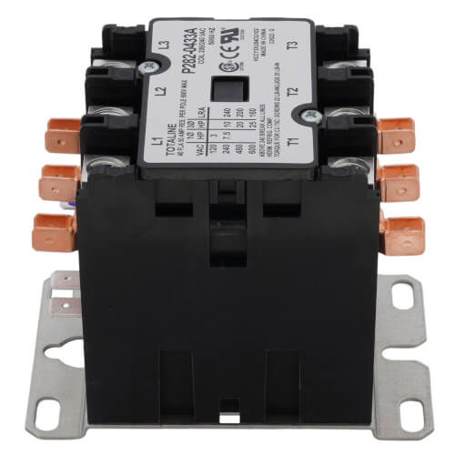 Carrier P282-0433A contactor - detail view (Voltage: 208/240V; Product Type: Contactor)