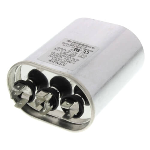 Carrier P291-0554 capacitor - detail view (Voltage: 440v; Shape: Oval)