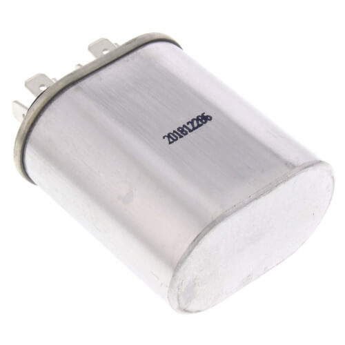Carrier P291-0754 capacitor - side view (Type: Single; Voltage: 440v)