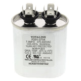 Carrier P291-0754 capacitor - front view (Type: Single; Voltage: 440v)