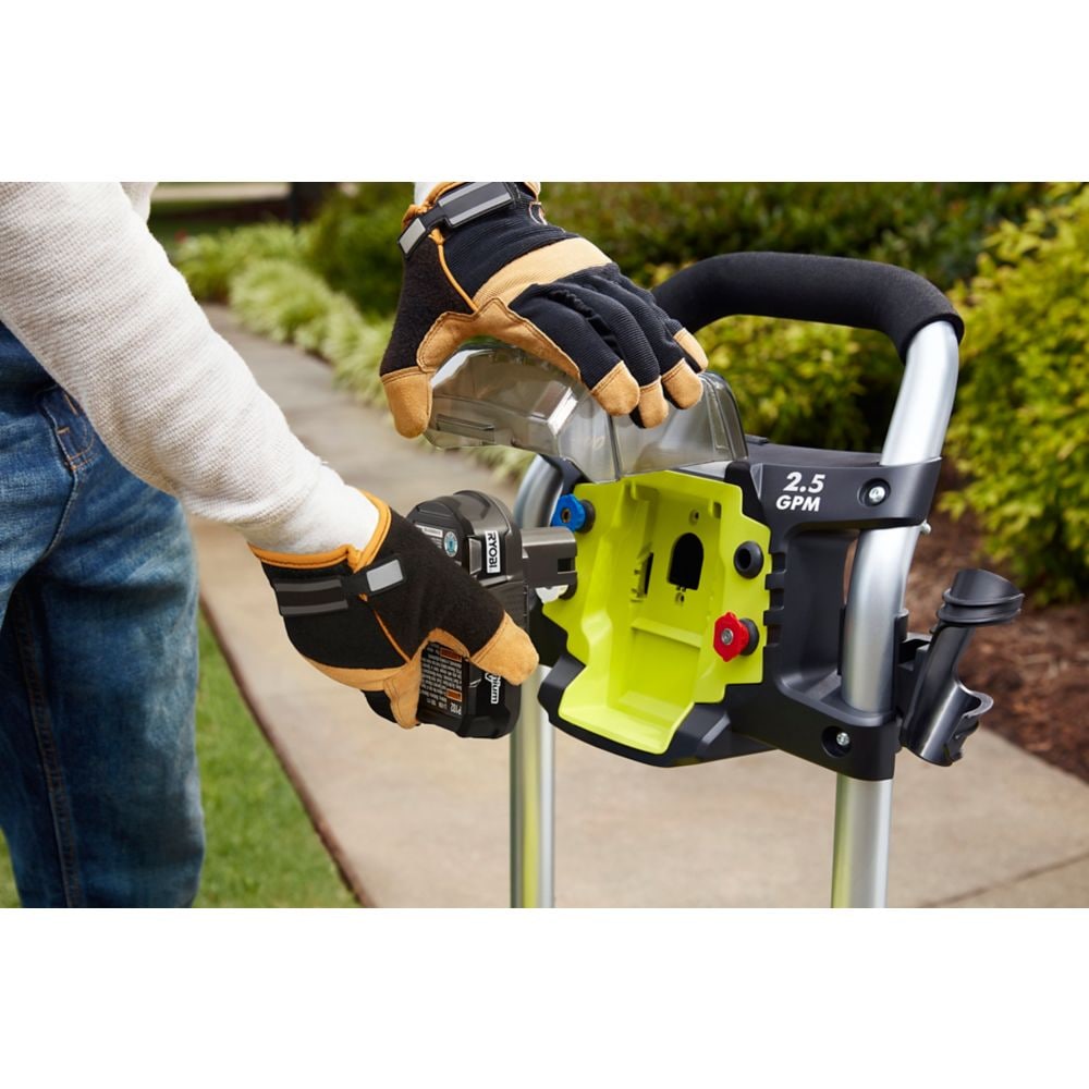 RYOBI 3,200 PSI 2.5 GPM ONE+ 18-Volt Electric Start Gas Pressure Washer with 15 in. Surface Cleaner