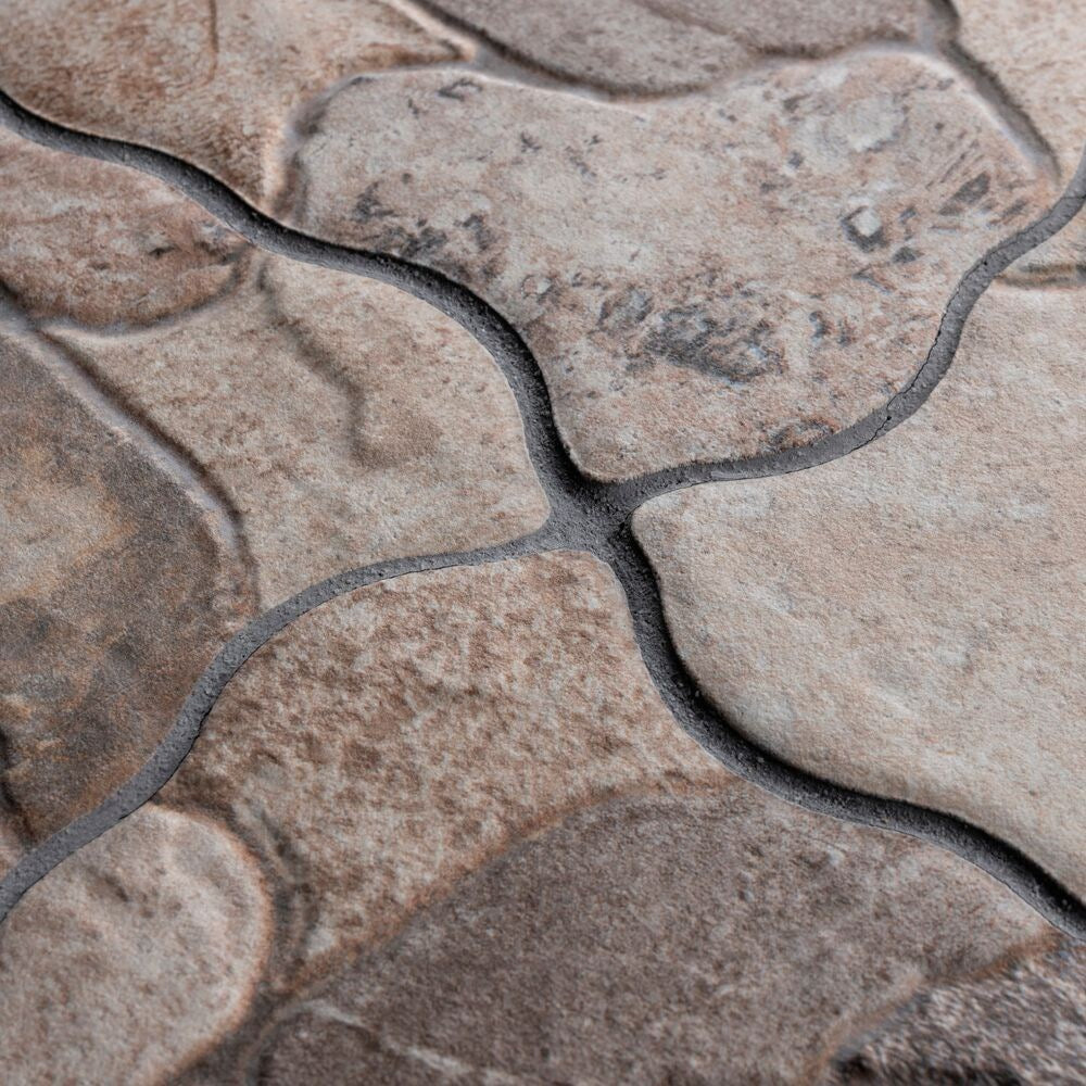 Merola Tile Attica Gris 16-7/8 in. x 16-7/8 in. Ceramic Floor and Wall Tile (14.15 sq. ft. / case)