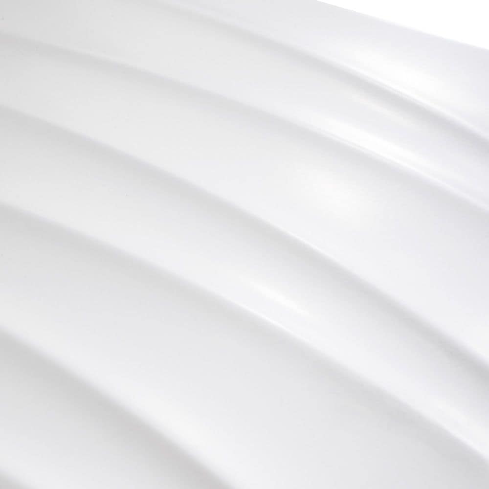 Merola Tile Silueta Blanco Matte 12-3/8 in. x 24-7/8 in. Ceramic Wall Tile (15.42 sq. ft. / Case)