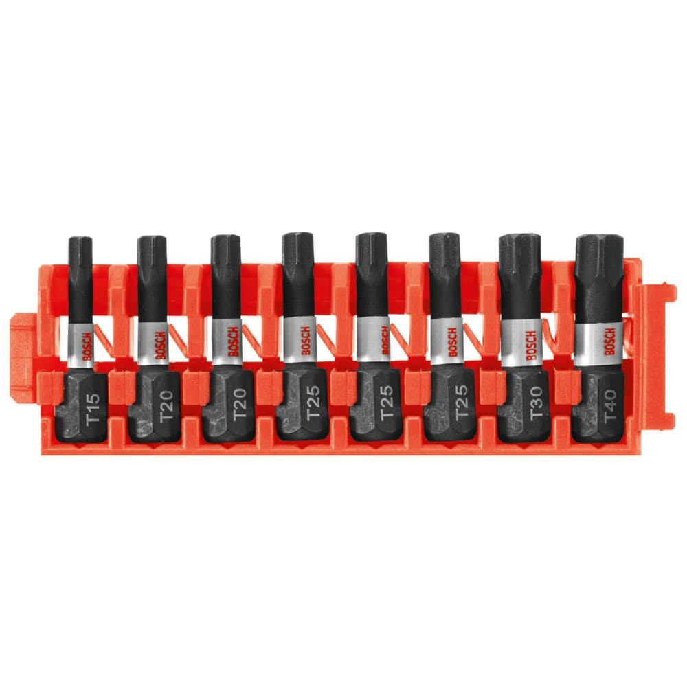 Bosch Custom Case 8-Piece 1/4-in x 1-in TorImpact Driver Bit