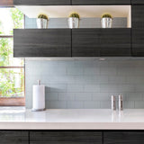 Merola Tile Projectos 7-3/4 in. x 3-7/8 in. Cinza Matte Ceramic Subway Floor and Wall Tile, 11.46 sq. ft. per Case