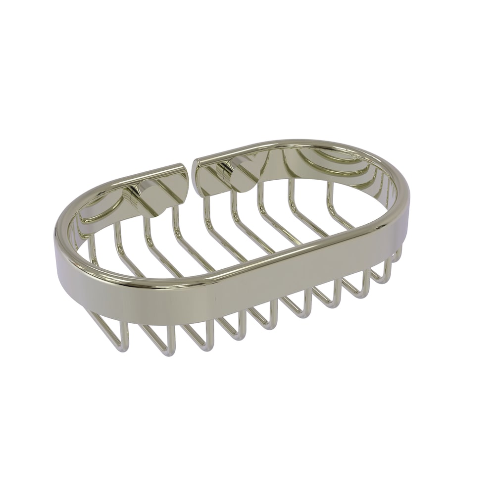 Allied Brass Oval Soap Basket in Polished Nickel