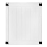 Veranda Pro Series 4 ft. W x 5 ft. H White Vinyl Woodbridge Privacy Fence Gate
