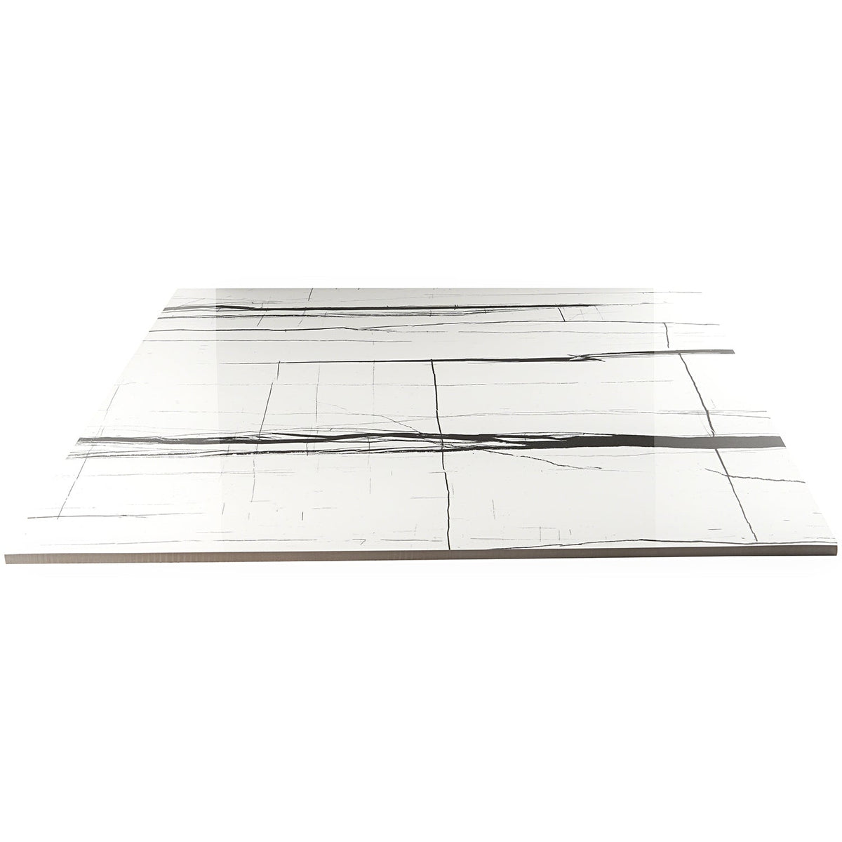 Lumina Sahara Noir Black & White 24x24 Polished Porcelain Tile