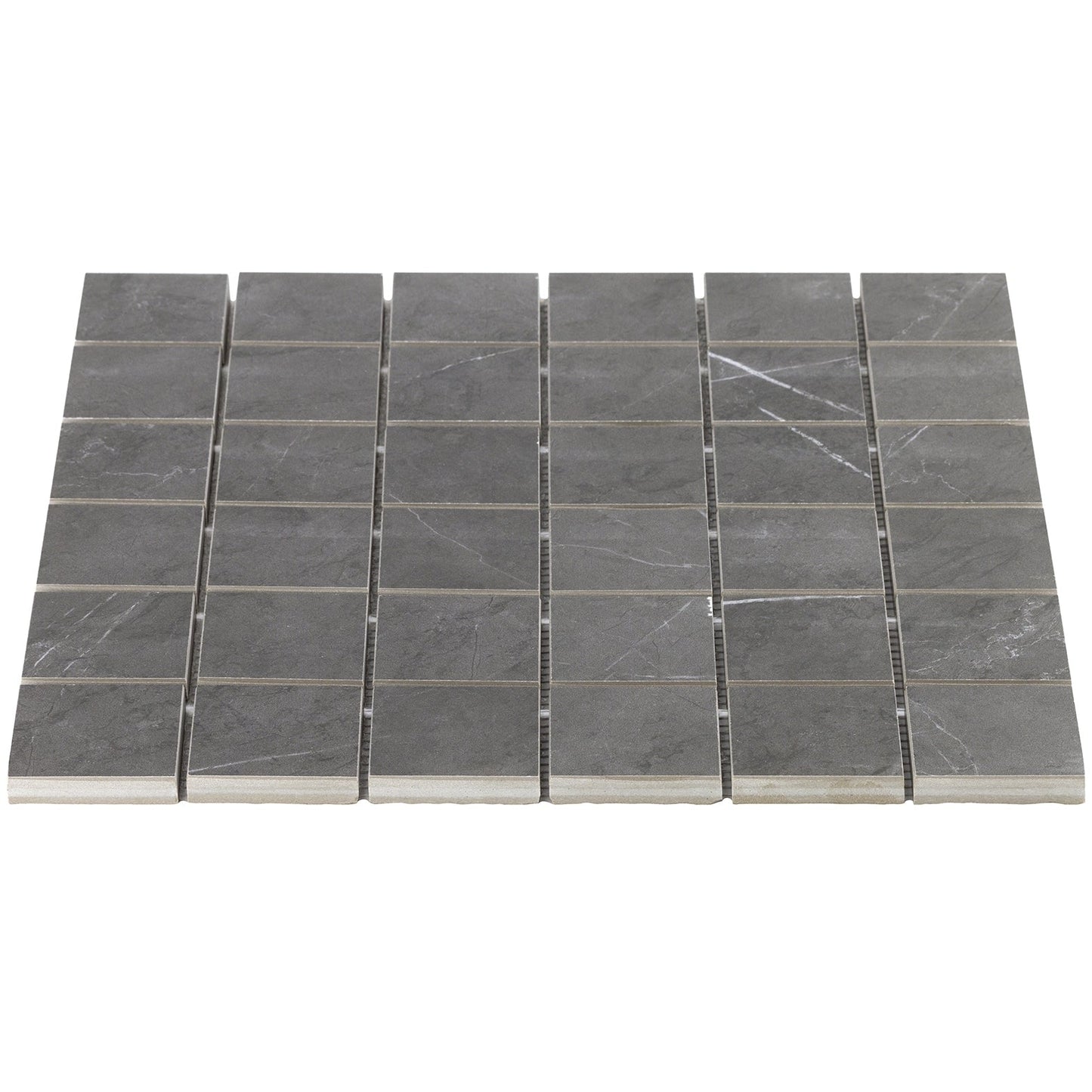 Lux Tile Amani Gray 2x2 Matte Porcelain Mosaic Tile