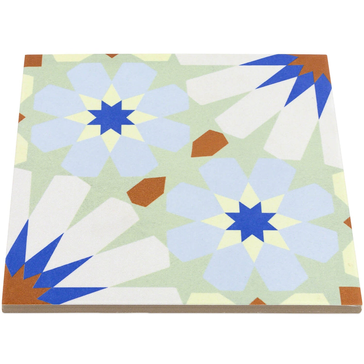Bond Tile Uffizi Multicolored Encaustic 9x9 Glazed Porcelain Tile
