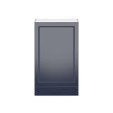 J COLLECTION Devon Painted 24 in. W x 40 in. H x 14 in. D Blue Recessed Assembled Wall Kitchen Cabinet with 1-Draw