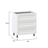 J COLLECTION Alton 90 in. W x 89.5 in. H x 24 in. D Painted Bright White in Shaker Assembled Base Office Cabinet Bundle