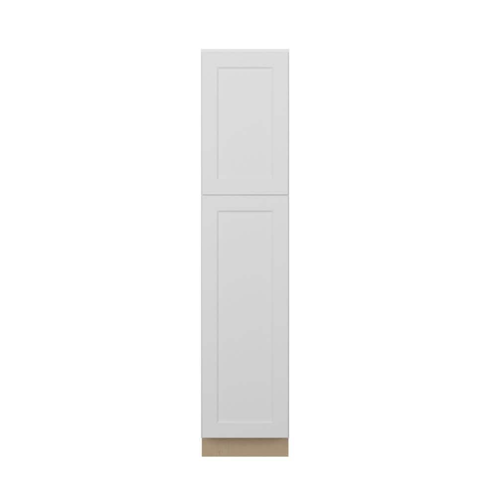 Norfolk Assembled 18 in. W x 84 in. H x 24 in. D Plywood Pantry Cabinet in Painted White
