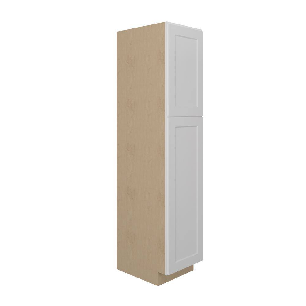 Norfolk Assembled 18 in. W x 84 in. H x 24 in. D Plywood Pantry Cabinet in Painted White