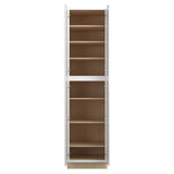 Norfolk Assembled 24 in. W x 96 in. H x 24 in. D Plywood Pantry Cabinet in Painted White