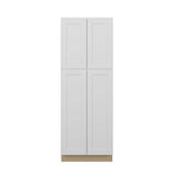 Mero Assemble 30 in. W x 84 in. H x 24 in. D Plywood Tall Cabinet in Painted White