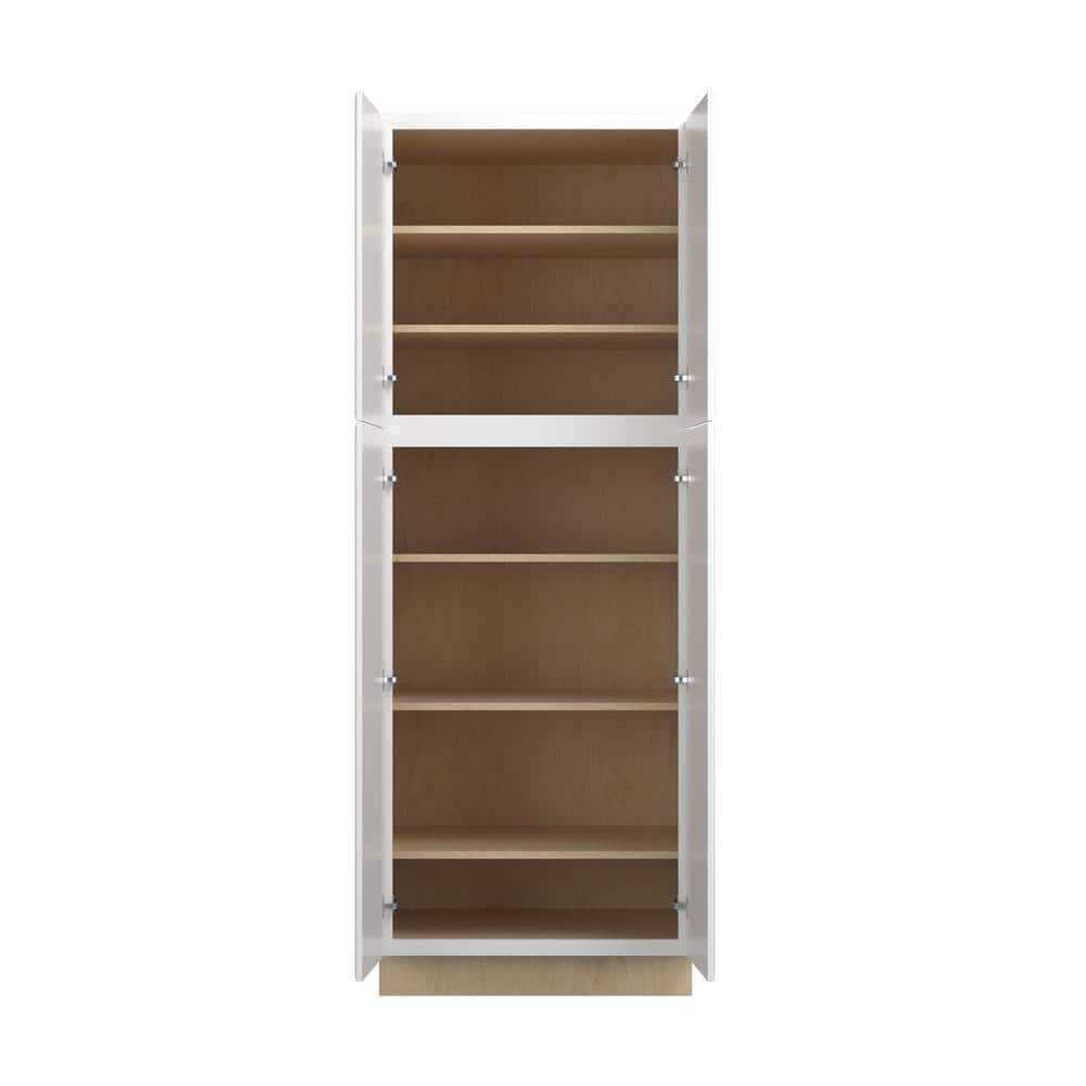 Mero Assemble 30 in. W x 84 in. H x 24 in. D Plywood Tall Cabinet in Painted White