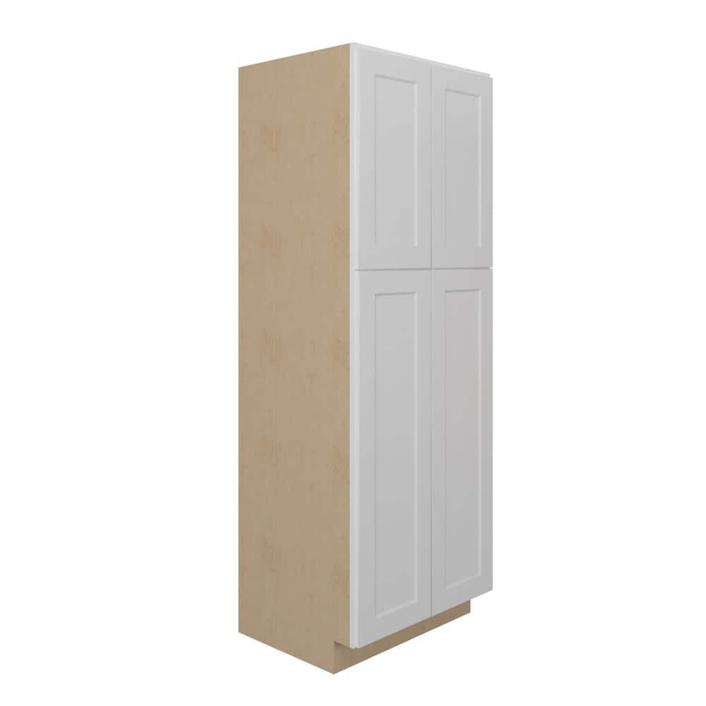 Mero Assemble 30 in. W x 84 in. H x 24 in. D Plywood Tall Cabinet in Painted White