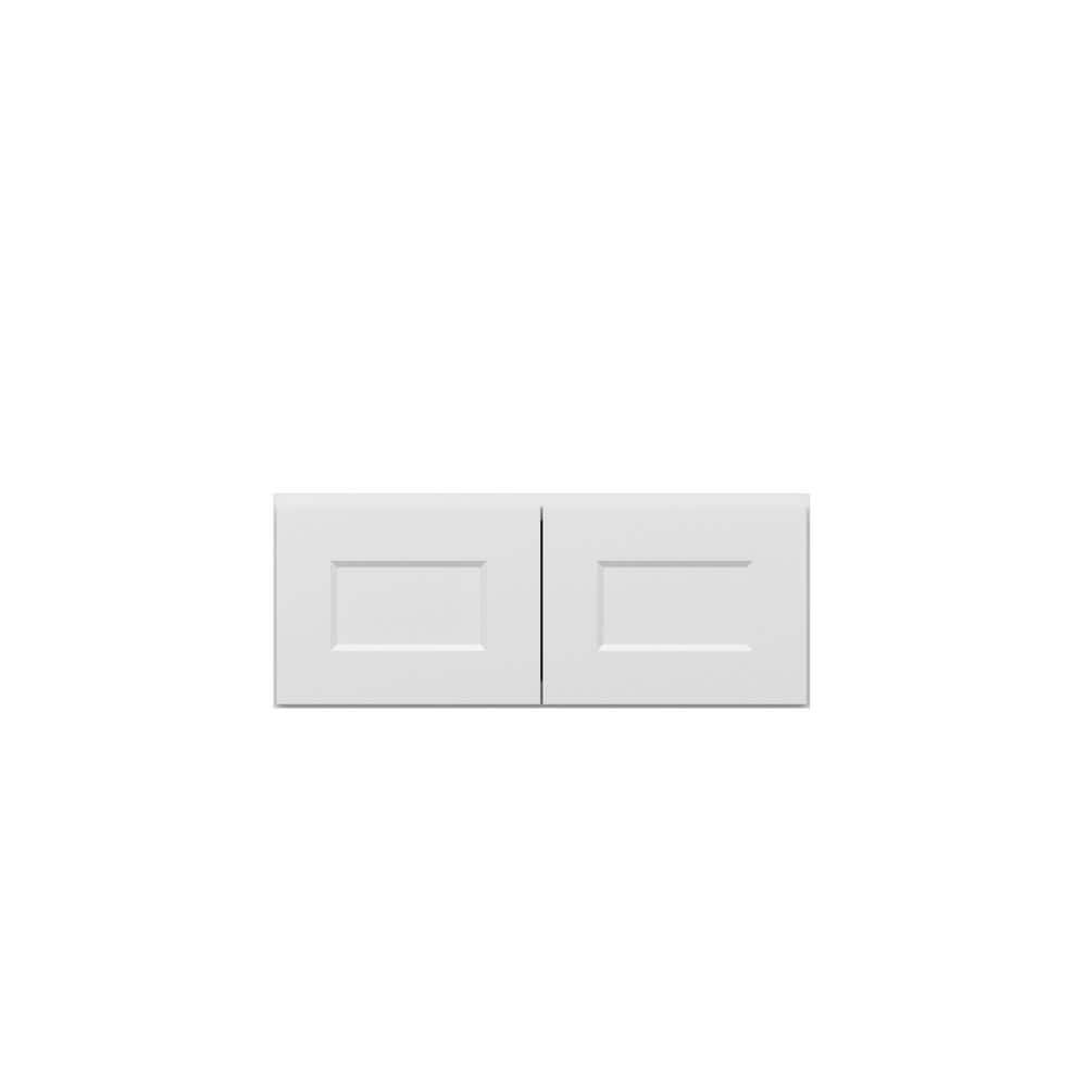 Norfolk Assembled 30 in. W x 12 in. H x 12 in. D Plywood Wall Cabinet in Painted White