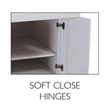 Design House Brookings Solid Wood Assembled Shaker 18 in. x 34.5 in. x 24 in. 1 Door 1 Drawer Base Kitchen Cabinet B18 in White
