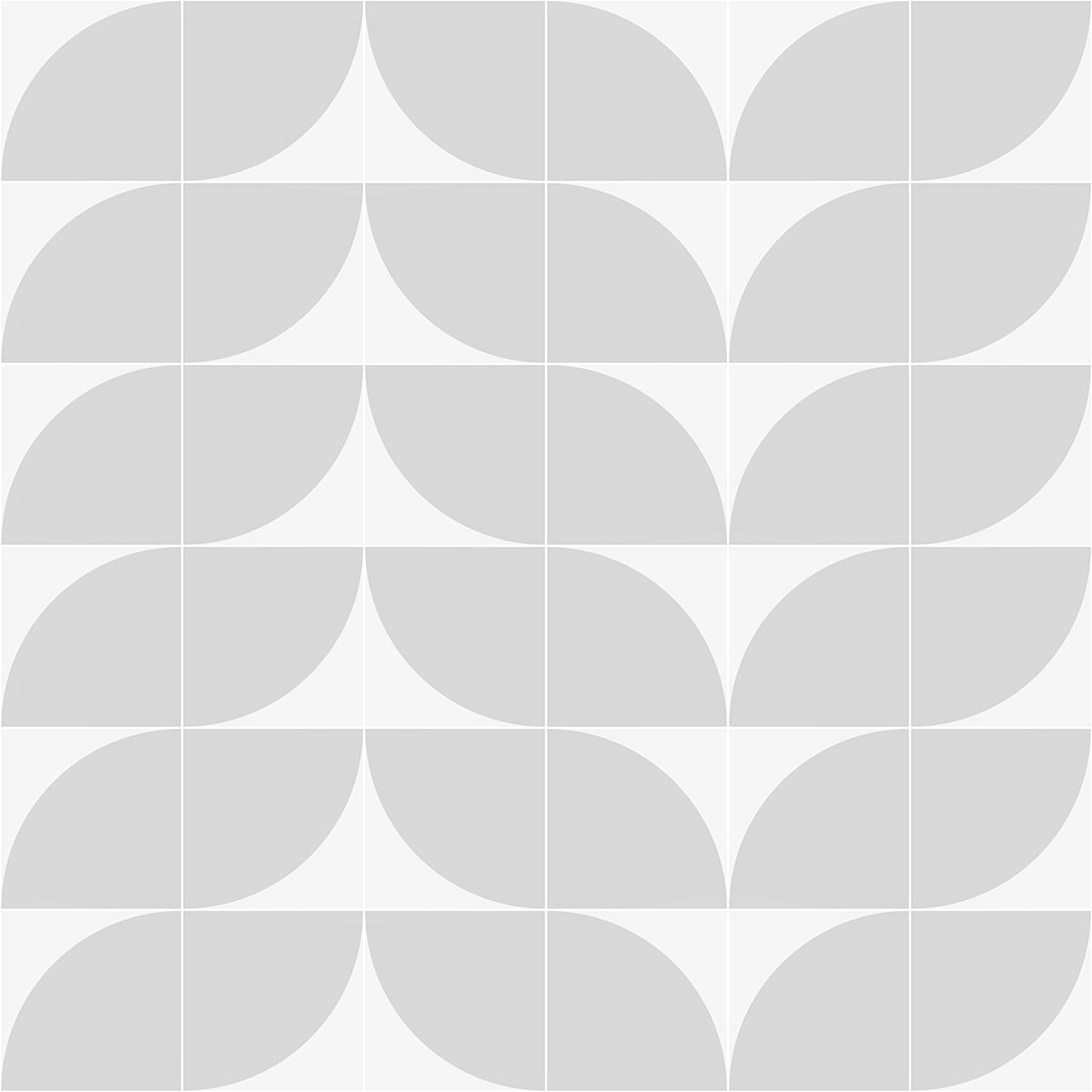 Stacy Garcia Maddox Deco Cool Gray 8x8 Matte Porcelain Tile