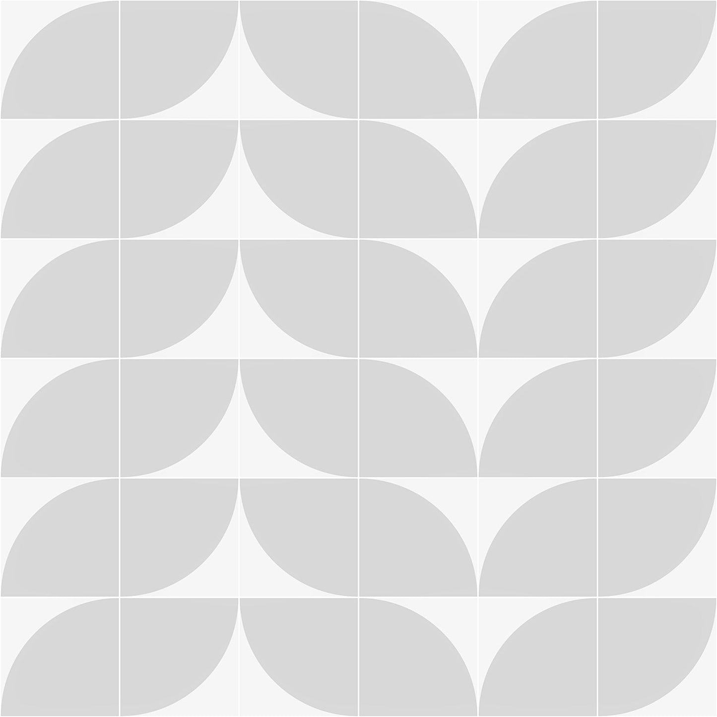 Stacy Garcia Maddox Deco Cool Gray 8x8 Matte Porcelain Tile
