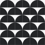 Stacy Garcia Maddox Deco Charcoal Black 8x8 Matte Porcelain Tile