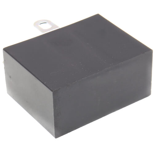 Packard PDC15 capacitor - side view (Voltage: 370V; MFD: 15)