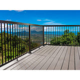 Peak Aluminum Railing 4 ft. Black Aluminum Deck Railing Picket and Spacer Kit for 42 in. high system