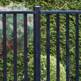 PEAK AquatinePLUS 2 in. x 3 in. x 5 in. Black Aluminum Pool Fence Picket Bracket Kit