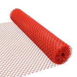 PEAK 50 ft. L x 48 in. H PVC Vinyl Safety Fence in Orange with 1-1/2 in. x 1-1/2 in. Mesh Size Garden Fence