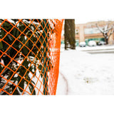 PEAK 50 ft. L x 48 in. H PVC Vinyl Safety Fence in Orange with 1-1/2 in. x 1-1/2 in. Mesh Size Garden Fence