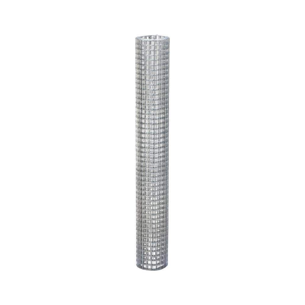 PEAK 5 ft. L x 24 in. H Galvanized Steel Welded Hardware Mesh with 1/2 in. x 1/2 in. Mesh Size Garden Fence