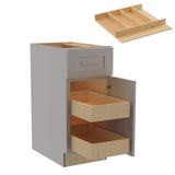 Home Decorators Collection Grayson Pearl Gray Base Kitchen Cabinet