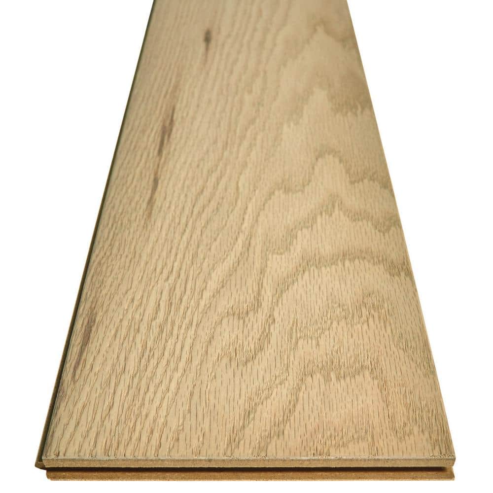 Shaw Serenity Pecan Red Oak 1/2 In. T X 6.38 in. W Tongue and Groove Engineered Hardwood Flooring (25.4 sq.ft./case)