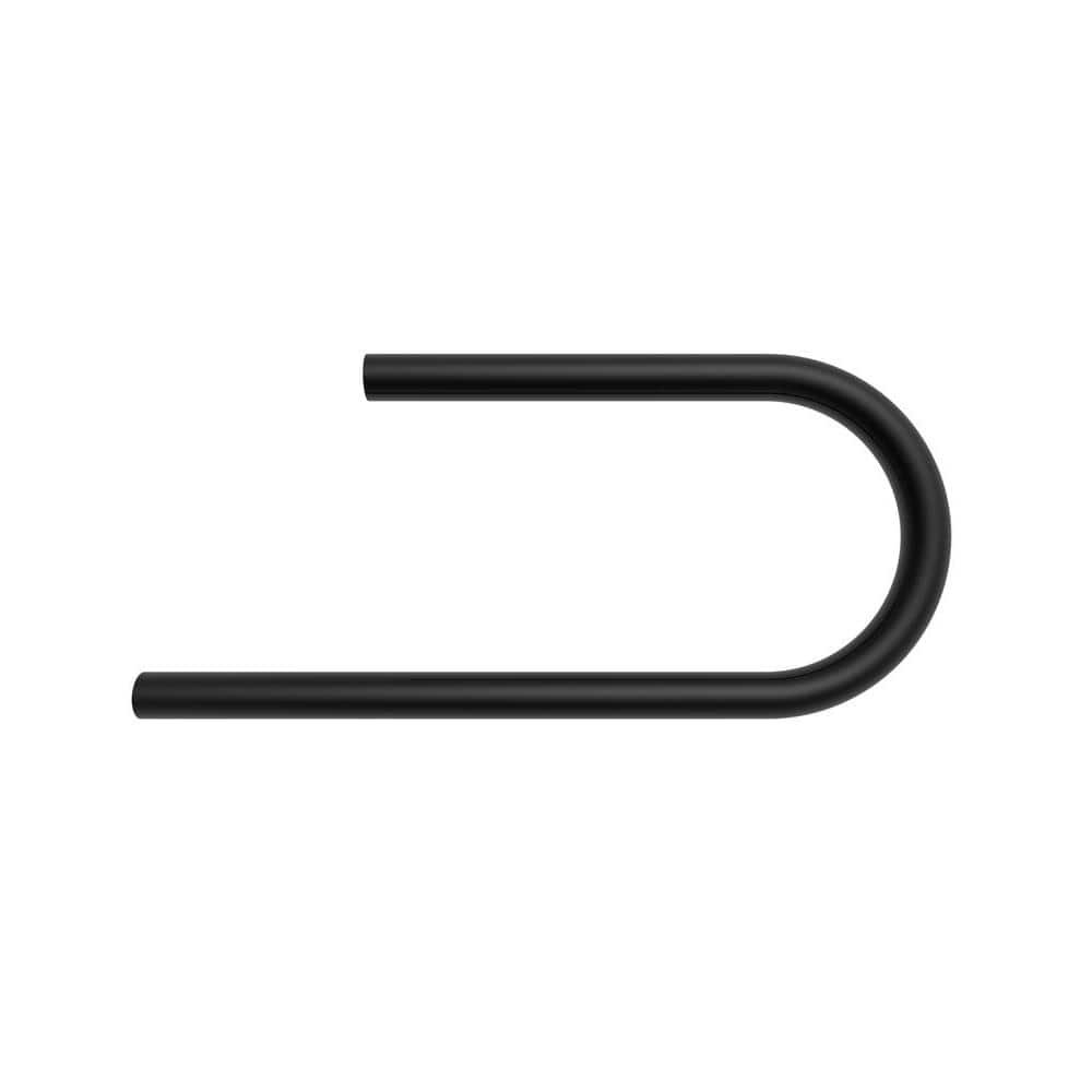 Pegatha Black Fine Textured Aluminum P-Loop Return Rail